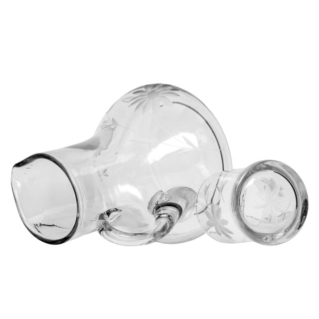 Mid 20th Century Night Stand Pitcher & Glass For Sale - Image 9 of 10