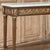 Early 20th Century Antique French Louis XVI Mahogany Console Sofa Table With Carrara Marble For Sale - Image 5 of 18