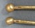 Grant Dawson Mangrove Collection 24k Gold-Plated Salad Servers, Set of 2 For Sale - Image 14 of 15