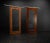 Mid-Century Walnut & Mahogany Sliding Doors, 1960s, Set of 2 For Sale - Image 6 of 18