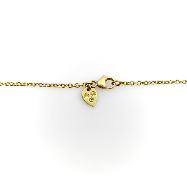 1990s 1990s 18k Gold Me & Ro Vintage Turquoise Bead Necklace For Sale - Image 5 of 8