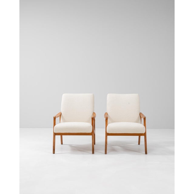 Mid-Century Modern 1960s Czech Upholstered Armchairs By Jiri Jiroutek - A Pair For Sale - Image 3 of 18