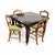 Victorian Mahogany Dining Table and Chairs, Set of 5 For Sale - Image 11 of 11