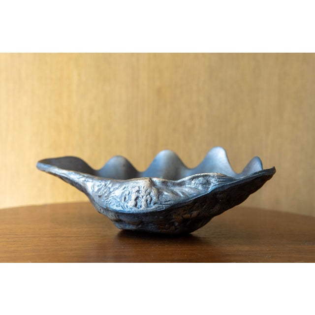 Contemporary Vintage Iron Shell Dish For Sale - Image 3 of 9