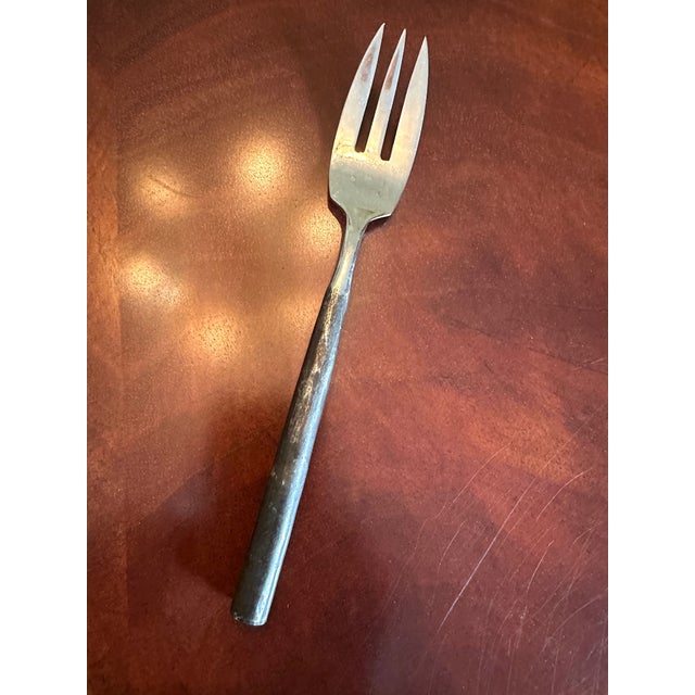 1980s Bob Patino Forged Steel Flatware Set– 6 Place Settings- 36 Pieces For Sale In Louisville - Image 6 of 12