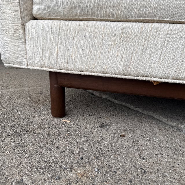 Selig 2 Piece Sectional Sofa Mid Century Modern For Sale - Image 9 of 11