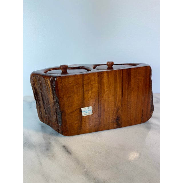 Mid 20th Century Studio Craft Raw Edge Tropical Hardwood Jewelry Box by Galería Arenal For Sale In Seattle - Image 6 of 10