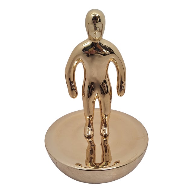 Subbuteo Ornament Sculpture in Double-Mold Ceramic from Artigianato Italiano For Sale