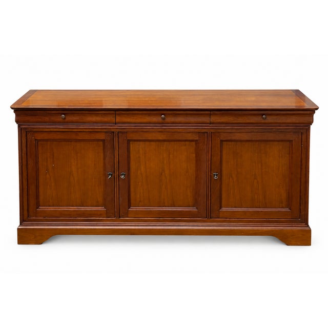 Louis Philippe Style Fruitwood Sideboard, 1960s For Sale - Image 12 of 12
