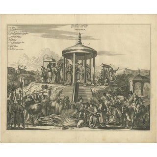 Montanus, A Japanese Wedding Ceremony, Print For Sale