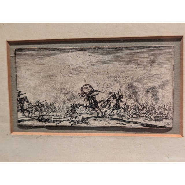Original Etching by Jacques Callot (1592-1635) on Horseback For Sale In New York - Image 6 of 9
