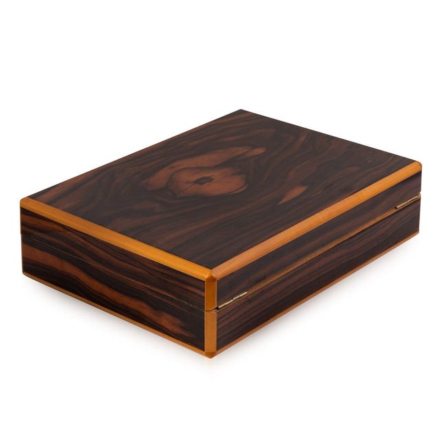 1980s Large Vintage Cigar Humidor by S.T. Dupont, 1980s For Sale - Image 5 of 18