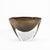 2020s Hand-Blown Modern Murano Bowl in Black / Clear With 24-Karat Gold Flecks and Bubbles For Sale - Image 5 of 9
