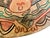 Wood Tanzanian Spirits on a Painted and Carved Circular Wood Relief, Signed by George Lilanga For Sale - Image 7 of 9