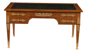Antique Mahogany Desk, France, 1810s