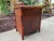Brown Vintage Burnt Bamboo and Cane Accent Cabinet For Sale - Image 8 of 11