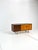 Vintage Two-Tone Wood Sideboard with Black Glass Top, 1960s For Sale - Image 4 of 18