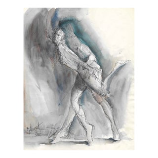 1970s George Chavatel Female Nude Painting For Sale