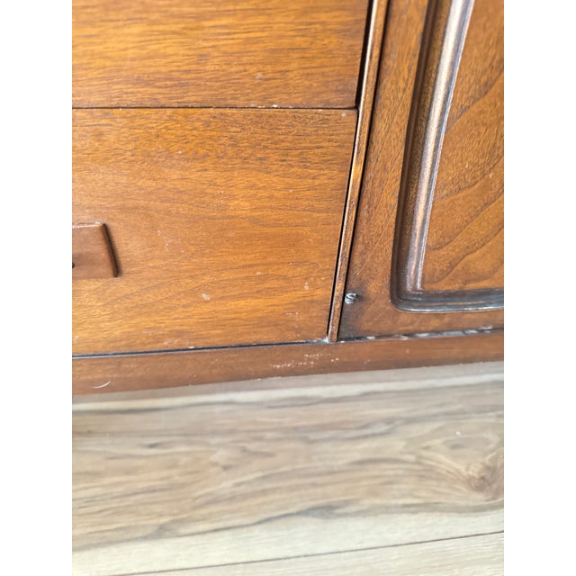 Mid Century Modern Broyhill Emphasis Walnut Dresser For Sale - Image 9 of 11