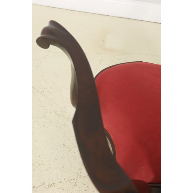 Stickley Set of 8 Stickley Colonial Williamsburg Mahogany Dining Chairs For Sale - Image 4 of 13