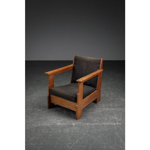 Vintage Hague School Lounge Chair, 1920s For Sale - Image 3 of 15