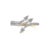 Contemporary VRJewels Celestial Open Bypass Diamond Engagement Ring Size 5 in 14k Solid Gold For Sale - Image 3 of 14