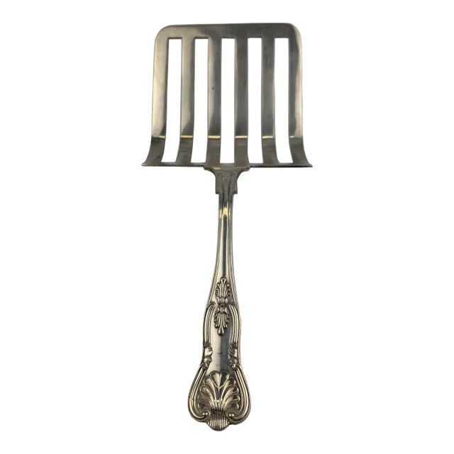 Mid 20th Century Silverplated Serving Spatula For Sale