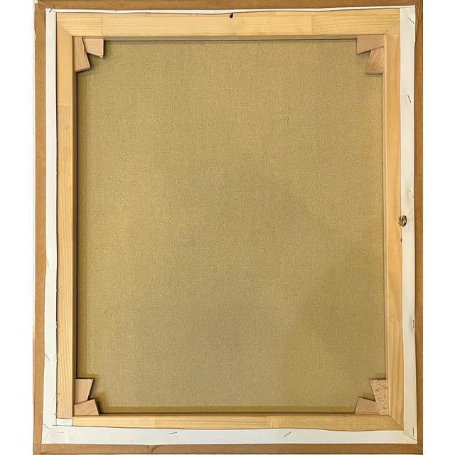 Jean Krille, Landscape 134, Oil on Canvas, 1988 For Sale - Image 8 of 9