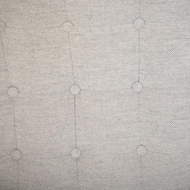 Textile Papa Bear Chair in Grey Hallingdal Fabric by Hans J. Wegner, 1960s For Sale - Image 7 of 18