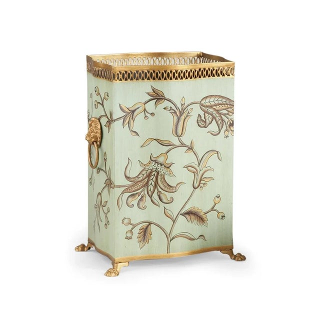Transitional Chelsea House Brighton Wastebasket For Sale - Image 3 of 3