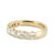 Metal 10k Rose Gold 1.31ct Lab Grown Diamond 9 Across Half Eternity Wedding Band Ring, Size 7 For Sale - Image 7 of 7