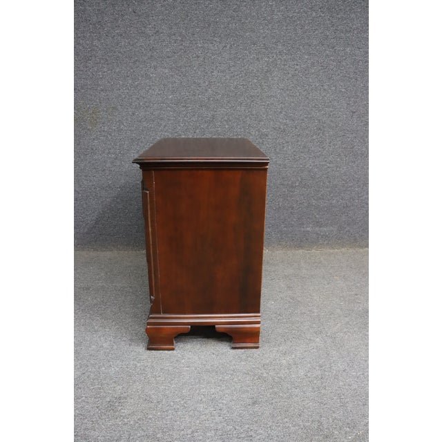 Brown Late 20th Century Kincaid Furniture Cherry Gentleman’s Chest For Sale - Image 8 of 12