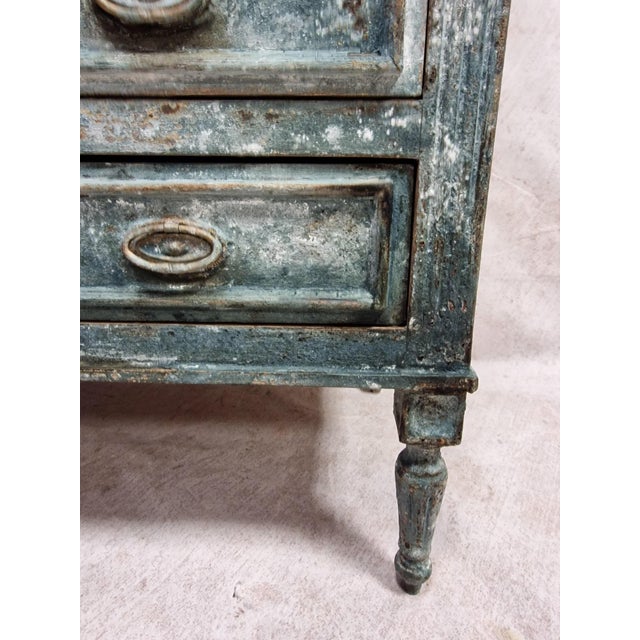 Small Antique Chest of Drawers/Week Chest with Patina, 1980s For Sale - Image 4 of 11