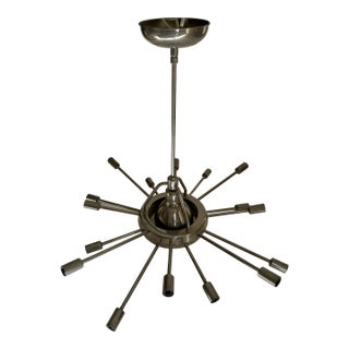 Authentic Mid-Century Sputnik Ceiling Fixture For Sale
