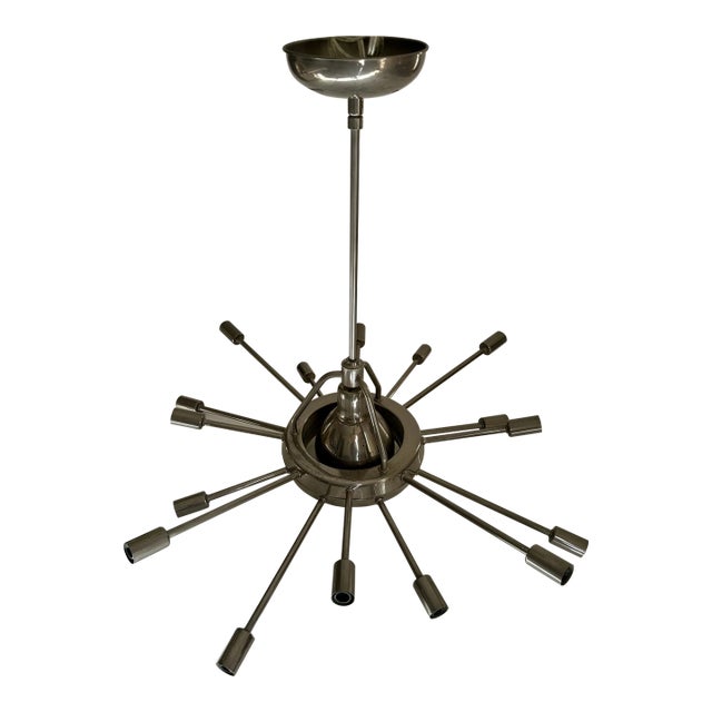 Authentic Mid-Century Sputnik Ceiling Fixture For Sale