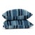 Rich Faded Indigo Stripe Cushion For Sale - Image 4 of 6