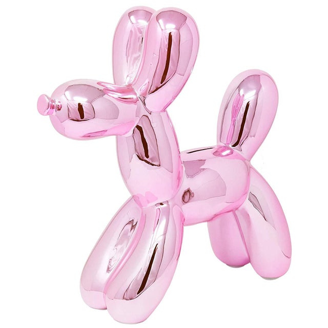 Interior Illusions Plus Pink Ceramic Dog Piggy Bank - 12" tall For Sale In Los Angeles - Image 6 of 6