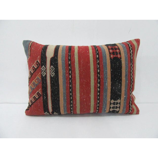 Turkish Kilim Pillow Cover For Sale - Image 4 of 4