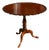 Antique American Chippendale Mahogany Tilt Top Pie Crust Table For Sale