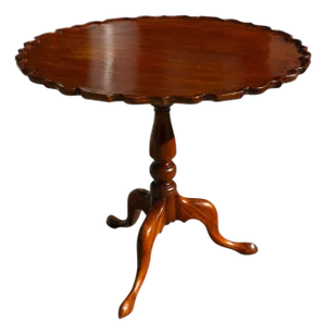Antique American Chippendale Mahogany Tilt Top Pie Crust Table