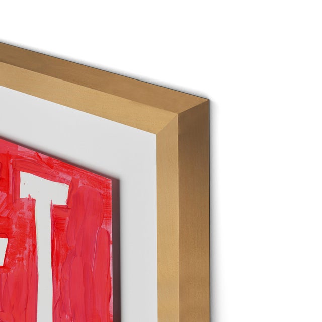 DESCRIPTION: Large Diet, Please by Virginia Chamlee in Gold Frame, Medium Art Print SPECIFICATIONS: Type: Giclée Art Print...