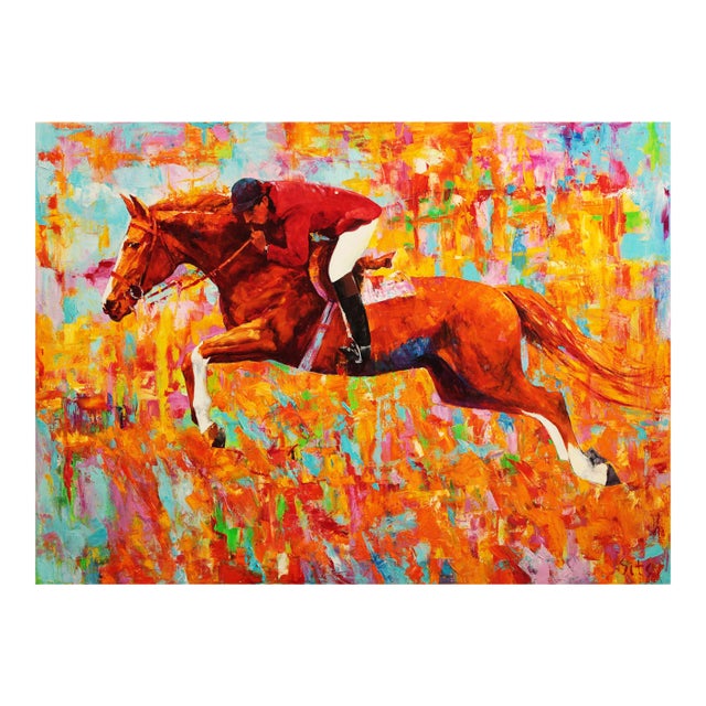 Artist Andrei Sitsko "Show" Modern Original Painting For Sale