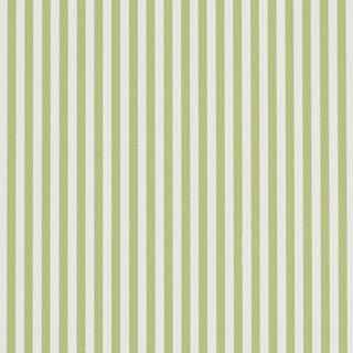 Schumacher Emma Stripe Narrow Wallpaper In Leaf For Sale