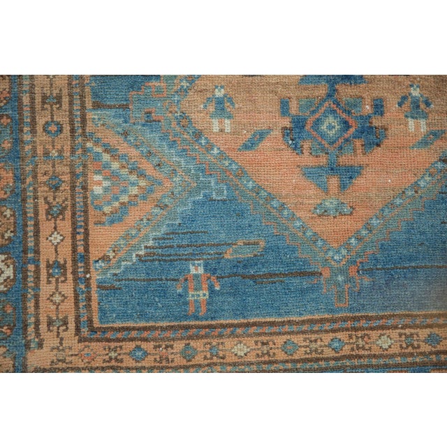 1930s Vintage Persian Malayer Diamond Medallion Wool Runner For Sale - Image 12 of 12