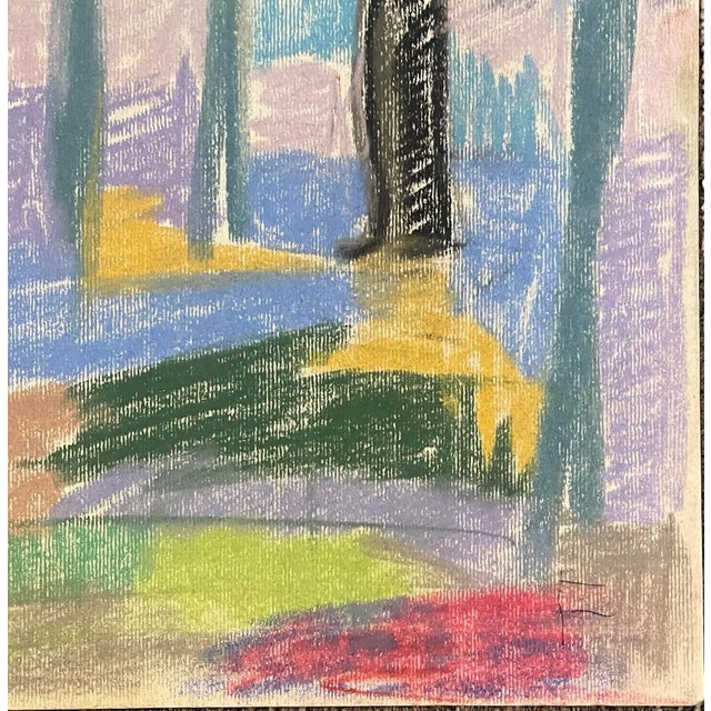 Vermont landscape pastel on paper by Vermont artist Frank Wallace (1915/18-2003). Wallace was born in Toledo, Ohio and...