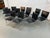 'Pelle' Leather and Metal Armless Dining Chair Attributed to Toyoda Hiroyuki for Icf For Sale - Image 13 of 14
