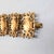 1990s Vintage 1994 Signed Napier Goldtone Black Oval Intaglio Link Bracelet For Sale - Image 5 of 7