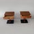Italian Art Deco Bedside Tables in Wood, 1930s, Set of 2 For Sale - Image 3 of 15