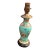 1930s Colorful Chinoiserie Porcelain Figural Petite Lamp (Shade Not Included) For Sale