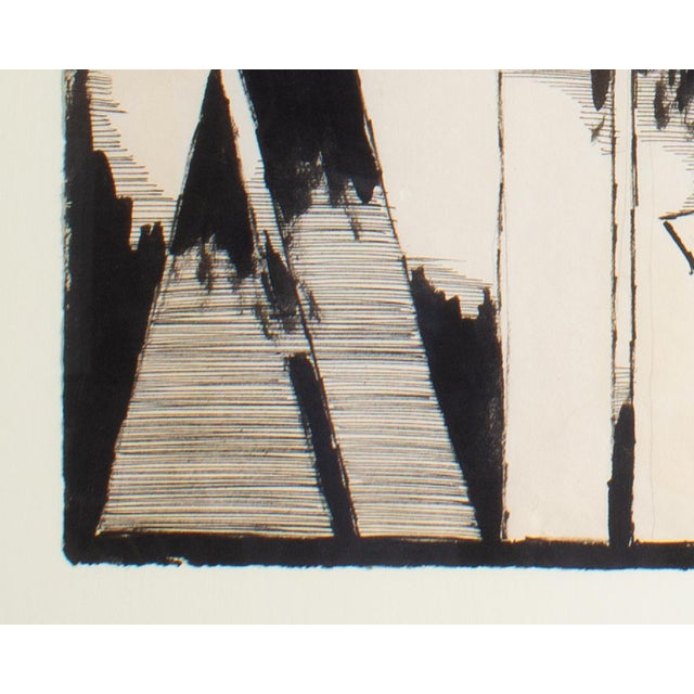 1961 “Hit vs Art” Ink Drawing by James Spencer Russell For Sale - Image 4 of 8